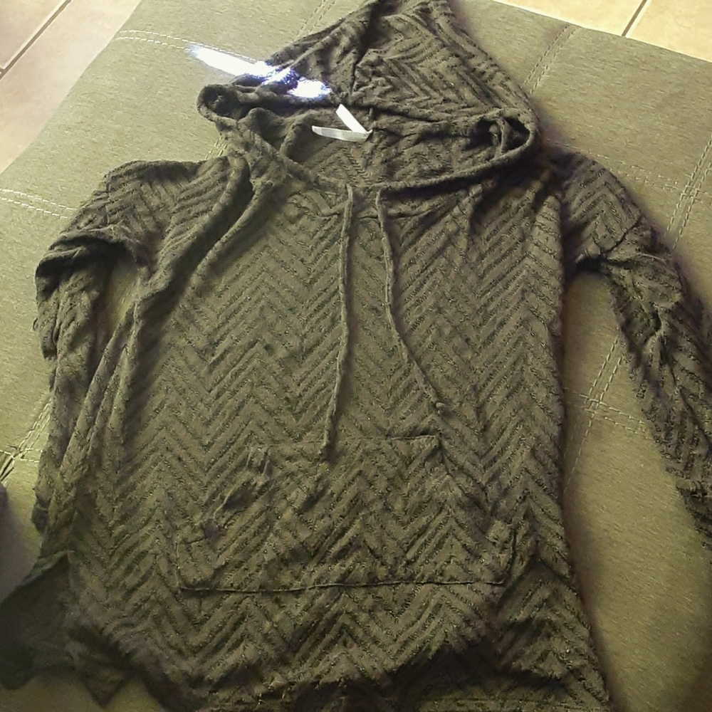 Sheer hoodie
